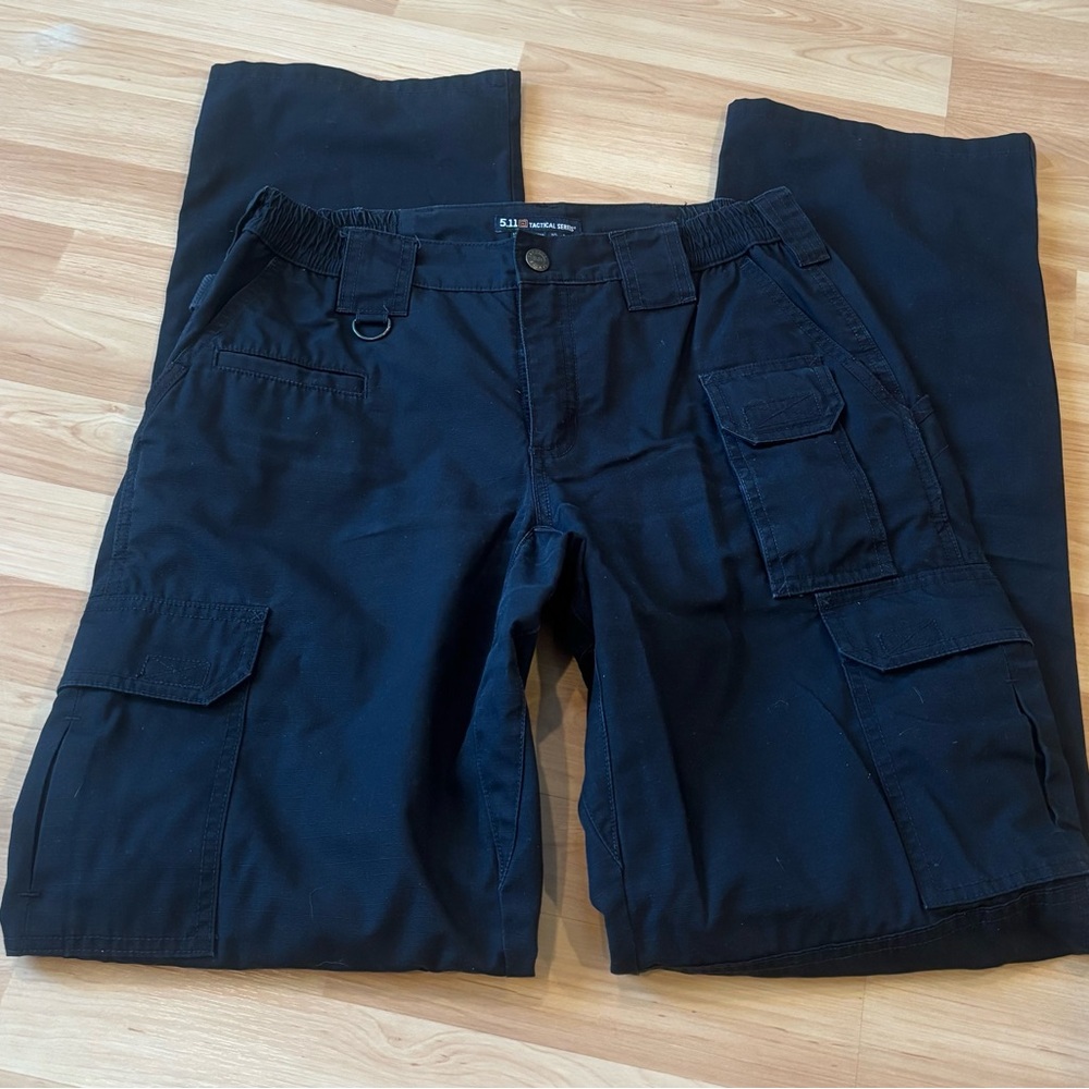 5.11 Tactical Black‎ Long  Woman Cargo Pants